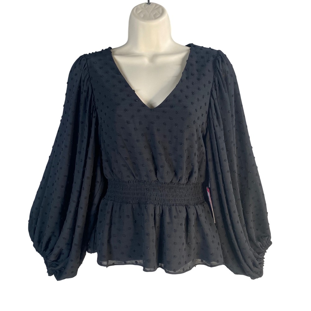 Vince Camuto Top XS Bishop Sleeve‎ Boho Chic Fairy Grunge Whimsigoth Romantic